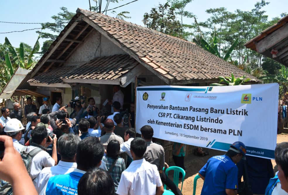 Program CSR Penyambungan Listrik 18.000 KK bersama Kementerian ESDM & Ditjen Ketenagalistrikan